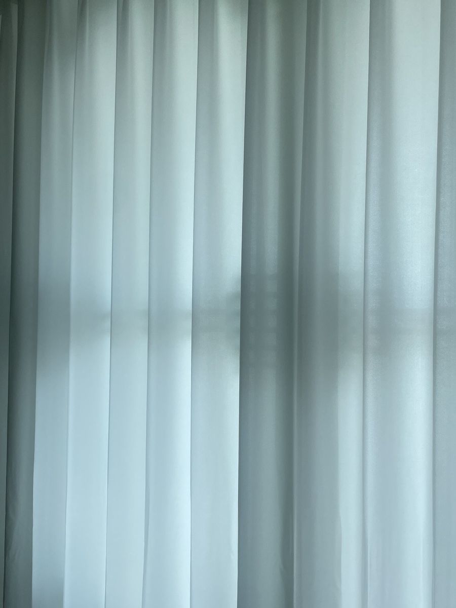쉬폰 커튼 시공 사진